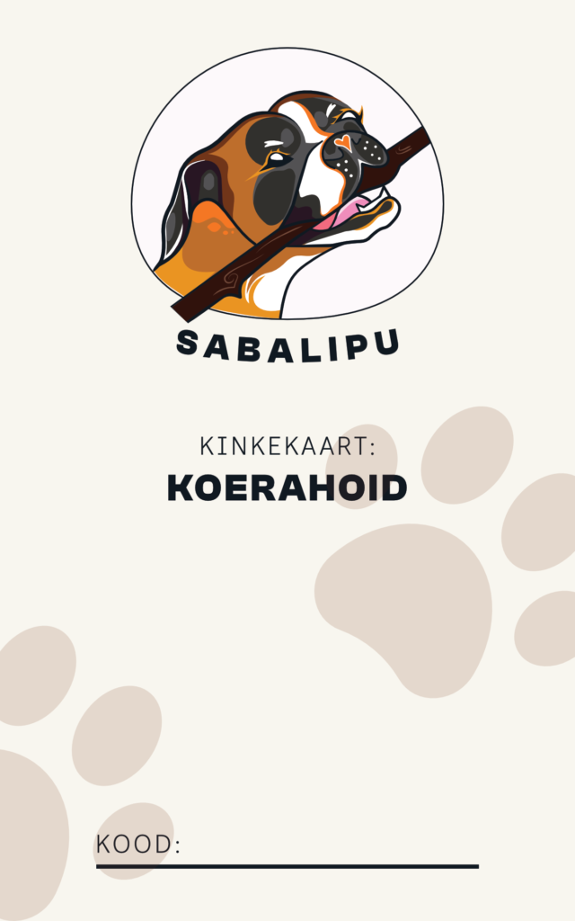 Kinkekaart: koerahoid